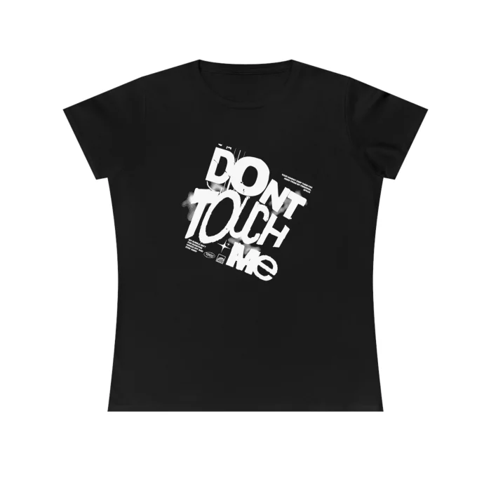 T-shirt Damski z nadrukiem Don't Touch Me
